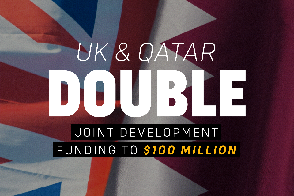 UK and Qatar double joint humanitarian funding to £79.4 million to tackle crises around the world