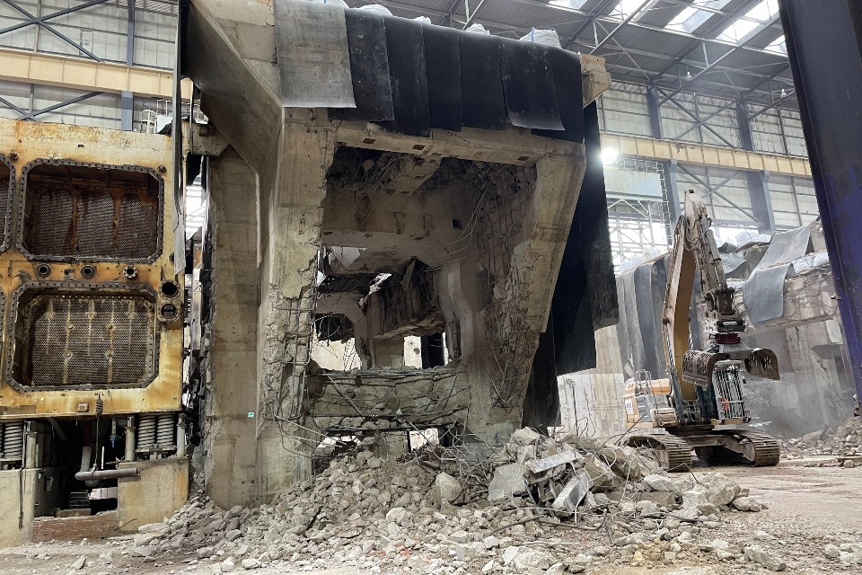 Sizewell A delivers groundbreaking turbine hall milestone