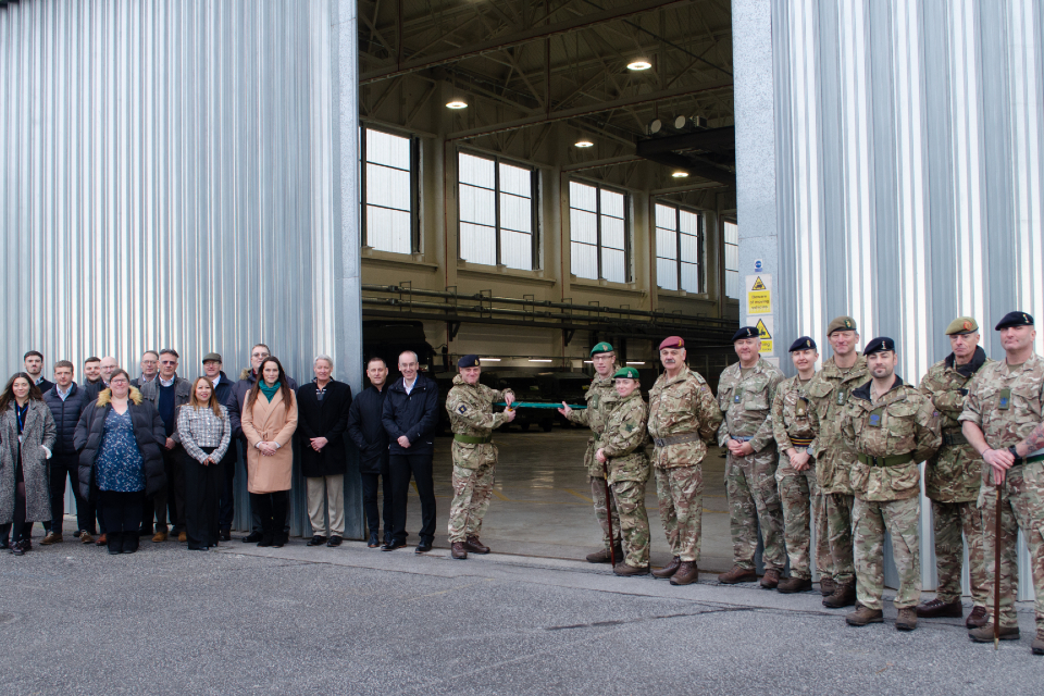 Upgraded facilities at Upavon for Military Intelligence Battalion