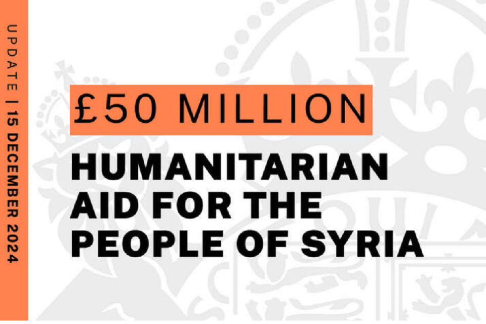 Read ‘UK announces £50 million new support for vulnerable Syrians’ article