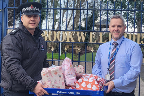 Insp Jim Sutherland, from Sellafield, and Mr Hardy