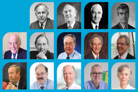 Images of current and former Government Chief Scientific Advisers