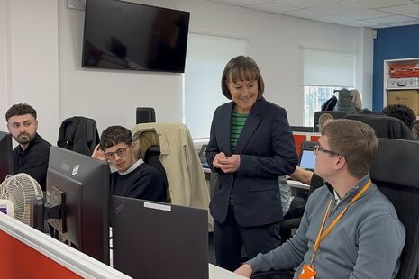 Welsh Secretary Jo Stevens at TrakCel