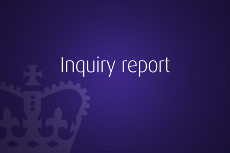 Inquiry report 