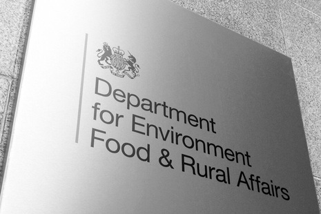 Defra sign