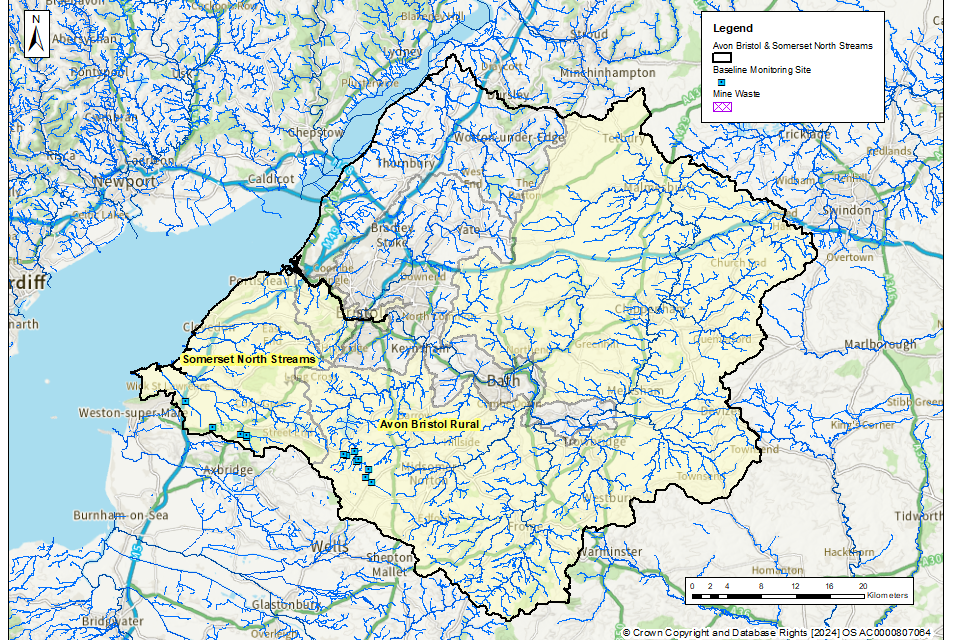 Avon Bristol and Somerset North Streams management catchment: baseline ...