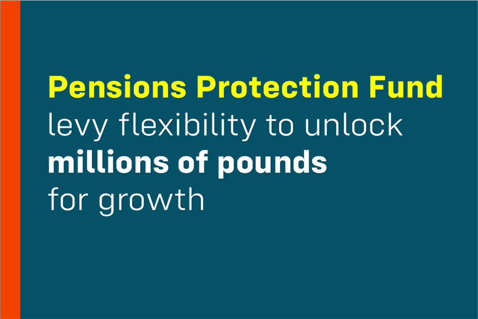 PPF levy flexibility to unlock millions of pounds for growth