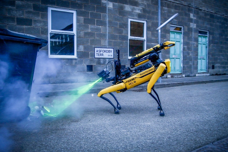 New robots lead the way in bomb disposal innovation