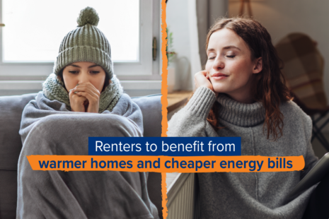 Renters to benefit from warmer homes and cheaper energy bills