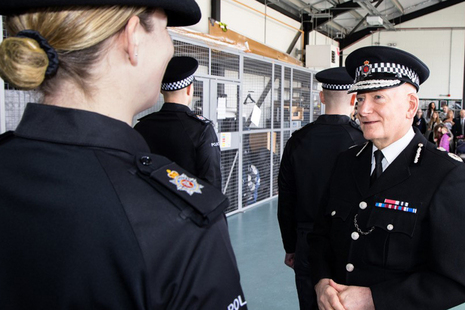 Chief Constable Simon Chesterman meeting AFOs.