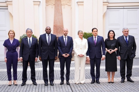 G7 Foreign Ministers and Vice-President of the European Commission Kaja Kallas at the Munich Security Conference. 