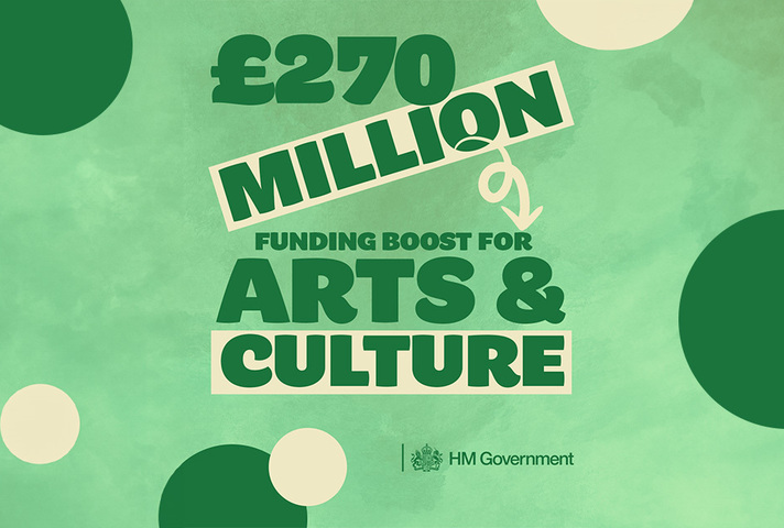 £270 million for arts, libraries and heritage