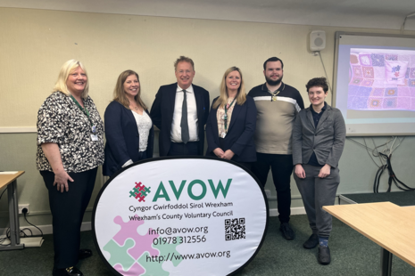 Charity Commission Chair, Orlando Fraser KC, visits AVOW