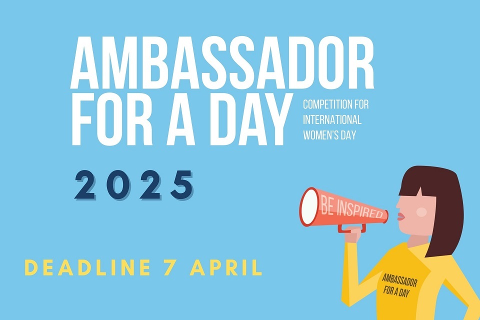 Opportunity for girls to become British Ambassador for a day