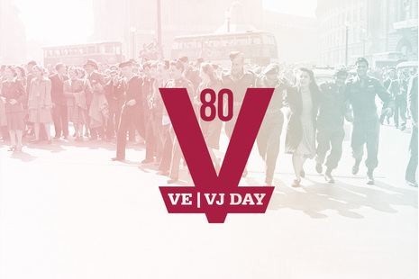 VE Day branded image