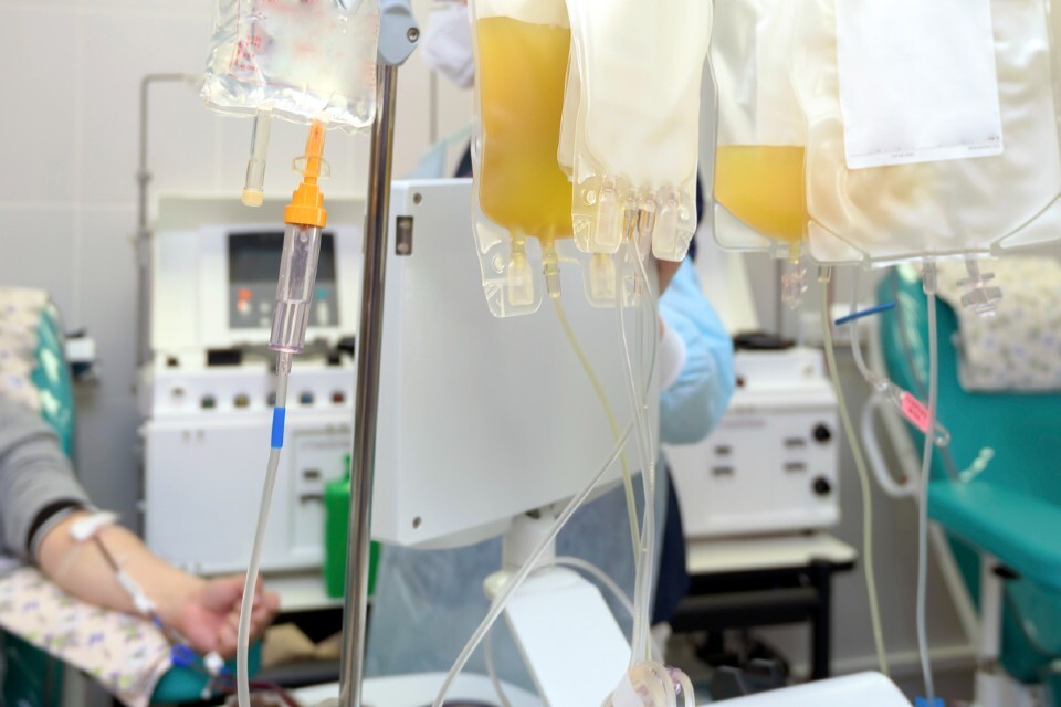 NHS patients receive first home grown blood plasma treatments
