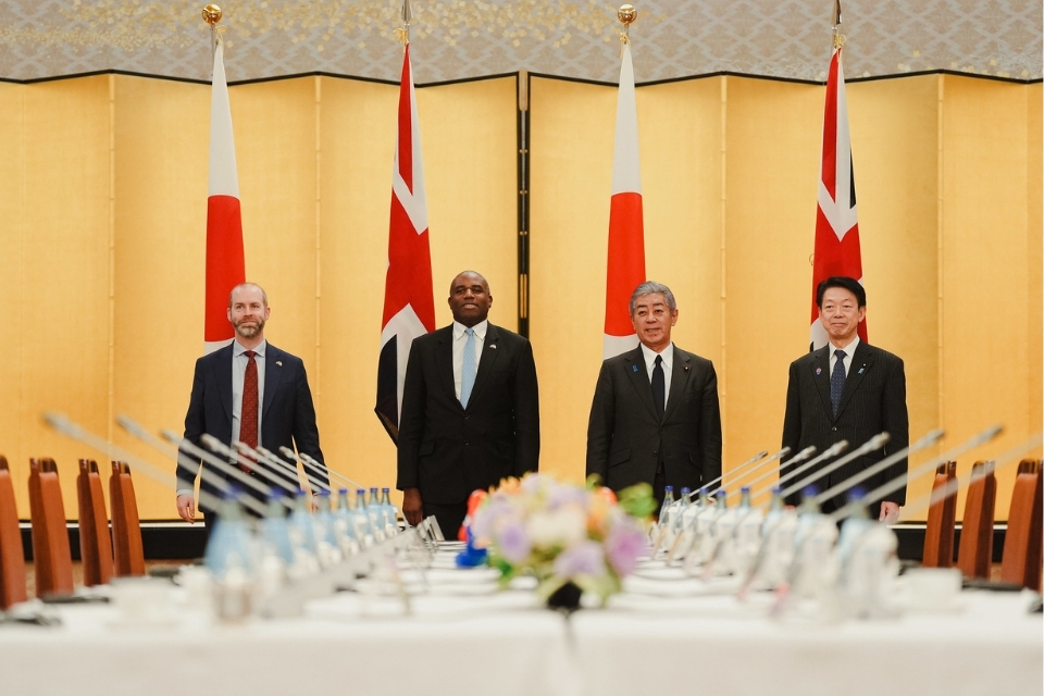 Joint visit to Japan by Foreign Secretary David Lammy and Business and Trade Secretary Jonathan Reynolds