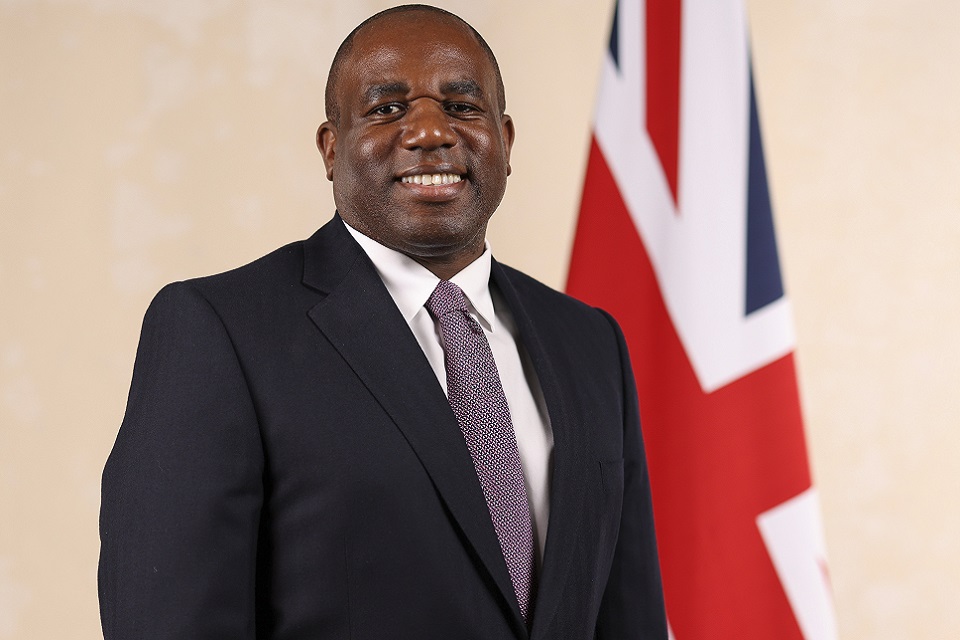 British Foreign Secretary, David Lammy