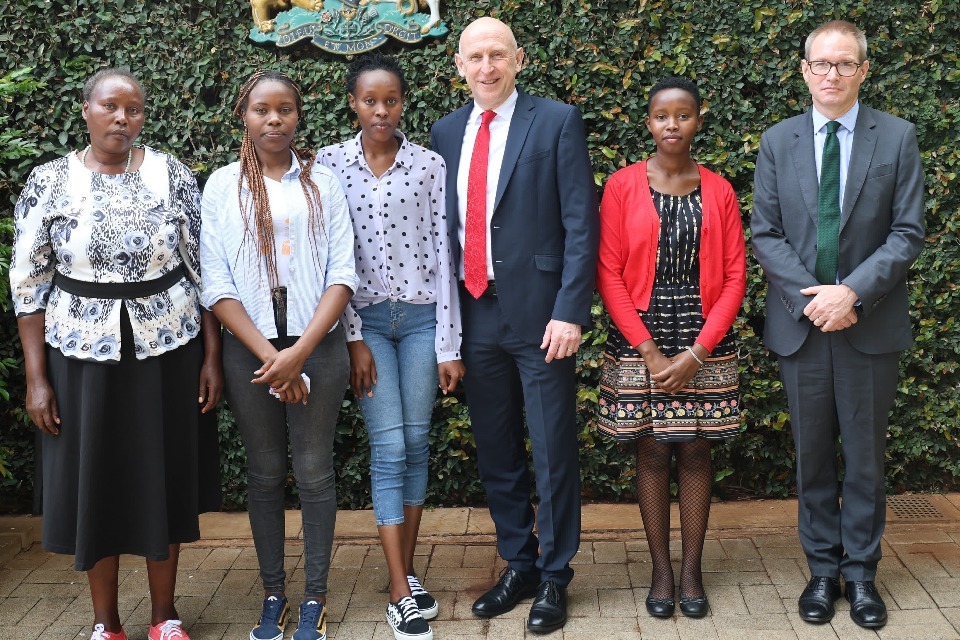 Defence Secretary meets family of the late Agnes Wanjiru in Kenya