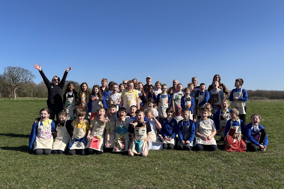 School children in Stockton-on-Tees inspire nature recovery