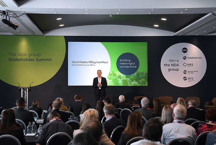 NDA Group CEO David Peattie speaking at the 2024 Stakeholder Summit
