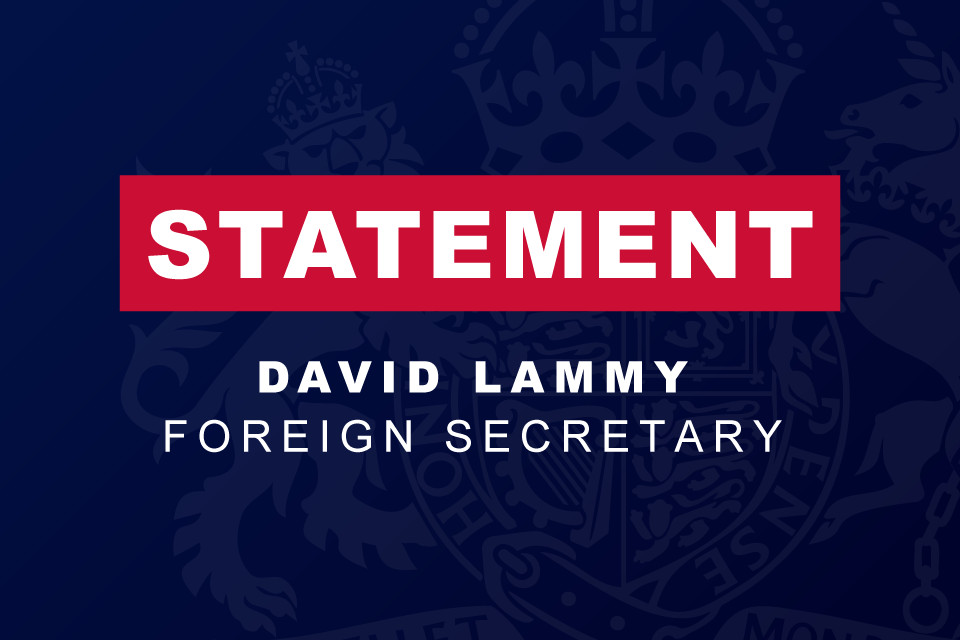 Foreign Secretary statement on India and Pakistan