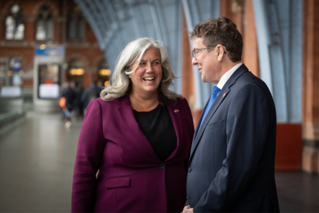 Transport Secretary, Heidi Alexander, and Federal Councillor, Albert Rösti.