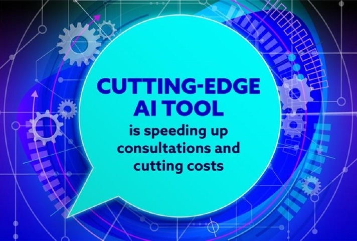 Cutting-edge AI tool is speeding up consultations and cutting costs.