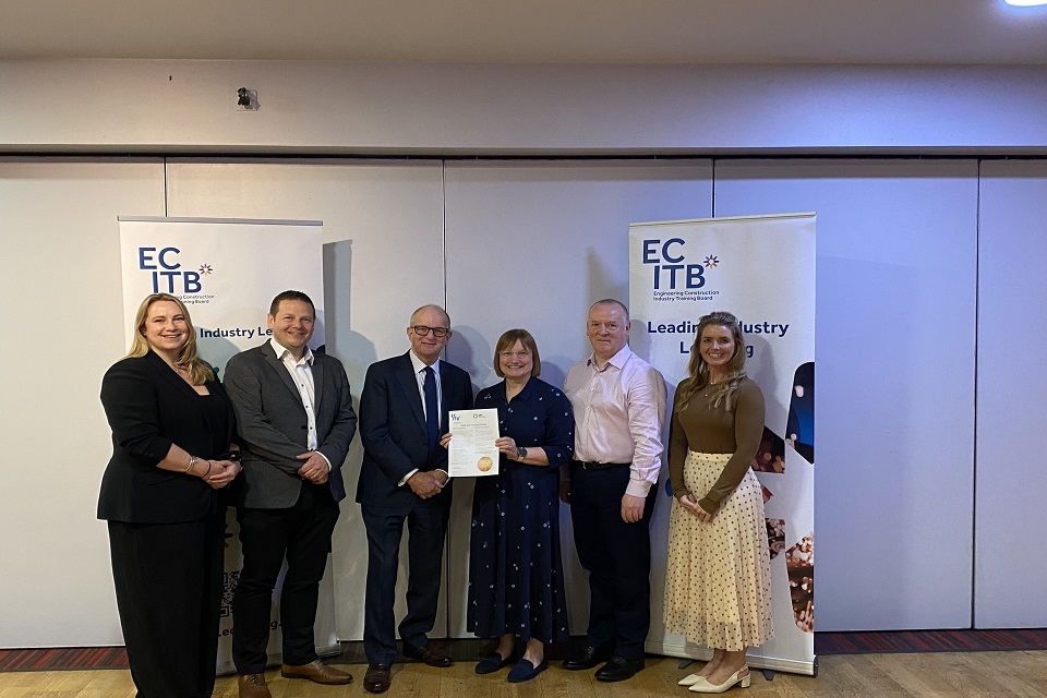 Dounreay awarded Gold status for fourth year by ECITB
