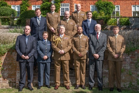 Group photo of personnel that received commendations