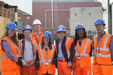 apprentices on a construction site