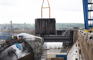 Major milestone achieved in MOD submarine dismantling project
 – uk.gov