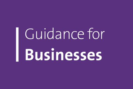 Guidance for businesses