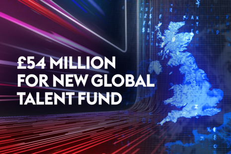 £54 million for new global talent fund.