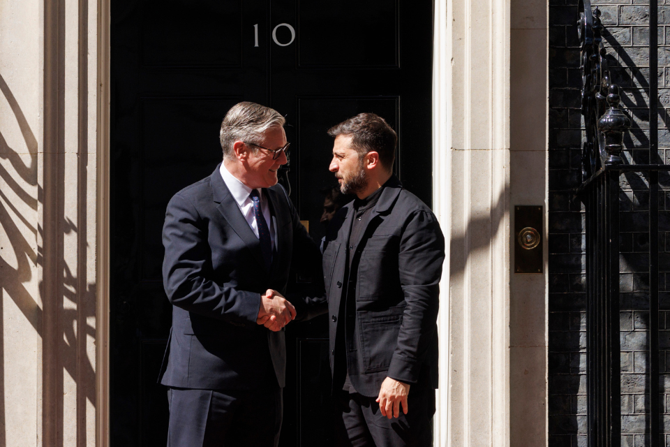 PM Keir Starmer meeting with the President of Ukraine Volodymyr Zelenskyy