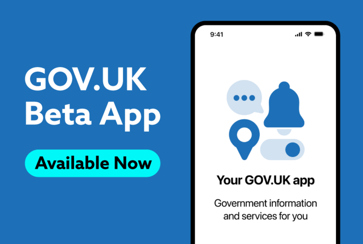 GOV.UK beta app available now.