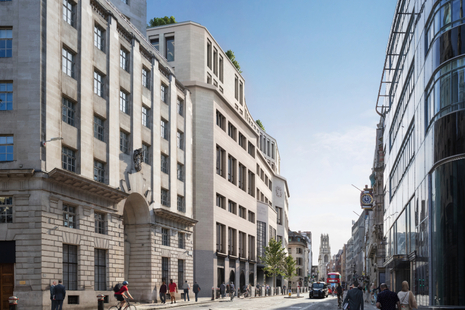 Artist's impression of new Fleet Street development at HMCTS.