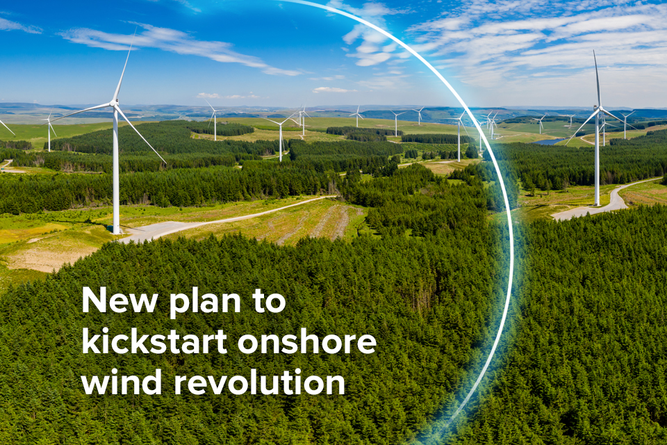 New plan to kickstart onshore wind revolution
