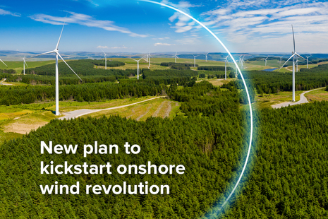 New plan to kickstart onshore wind revolution.