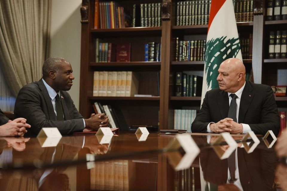 British FS meets President Joseph Aoun