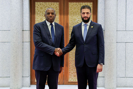 Foreign Secretary David Lammy meets President of Syria, Ahmed Al-Sharaa in Damascus