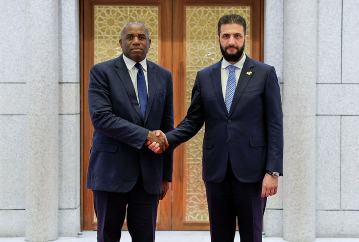 Foreign Secretary David Lammy meets President of Syria, Ahmed Al-Sharaa in Damascus