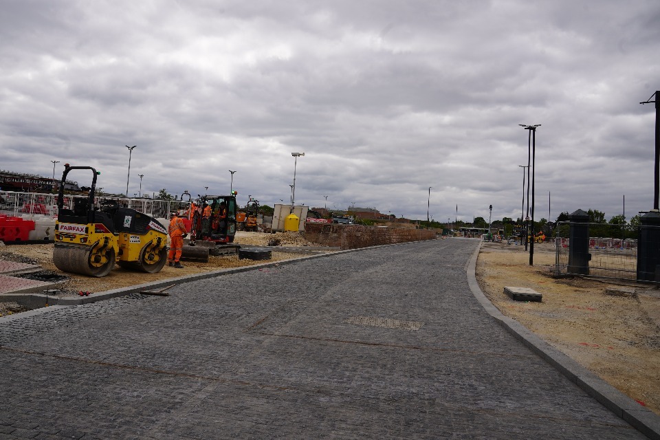 Major progress at York Central as new travel routes open to the public