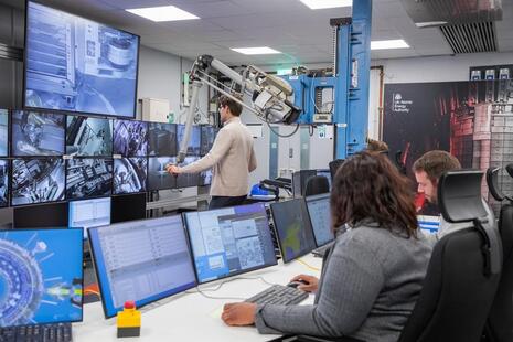 Remote Handling Control Room at UKAEA’s Culham Campus