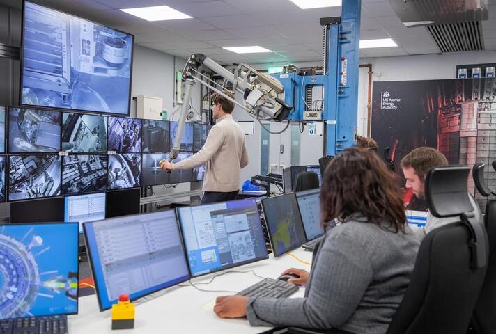 Remote Handling Control Room at UKAEA’s Culham Campus