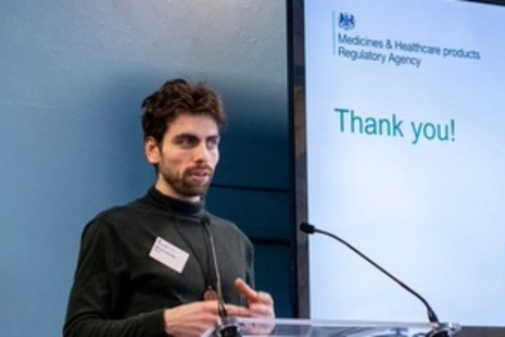 Marinos Ioannides, Head of Software and AI Medical Devices, at the London Healthcare Innovation Forum earlier this year.