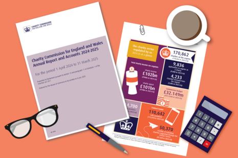 Annual Report and Accounts illustration of front cover
