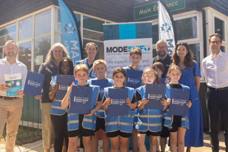 Transport Secretary of State, Heidi Alexander, and new junior active travel inspectors