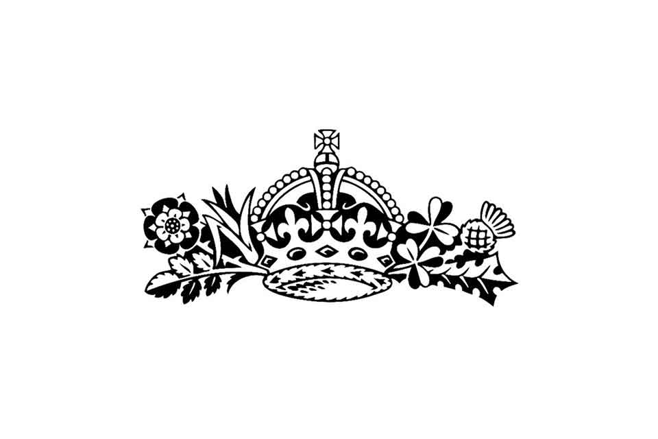 The Tudor Crown – Black and White