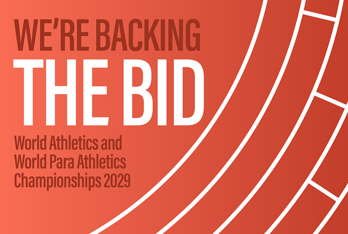 graphic reading We're Backing the Bid